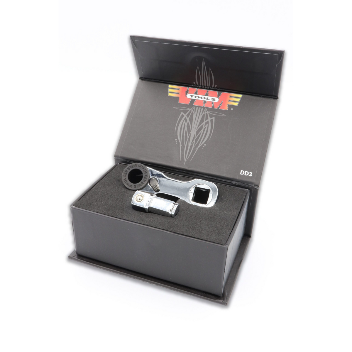 VIM Tools - Mini Ratchet Double Square Drive – Offset Female Sq. Drive Handle (1/4" & 3/8")