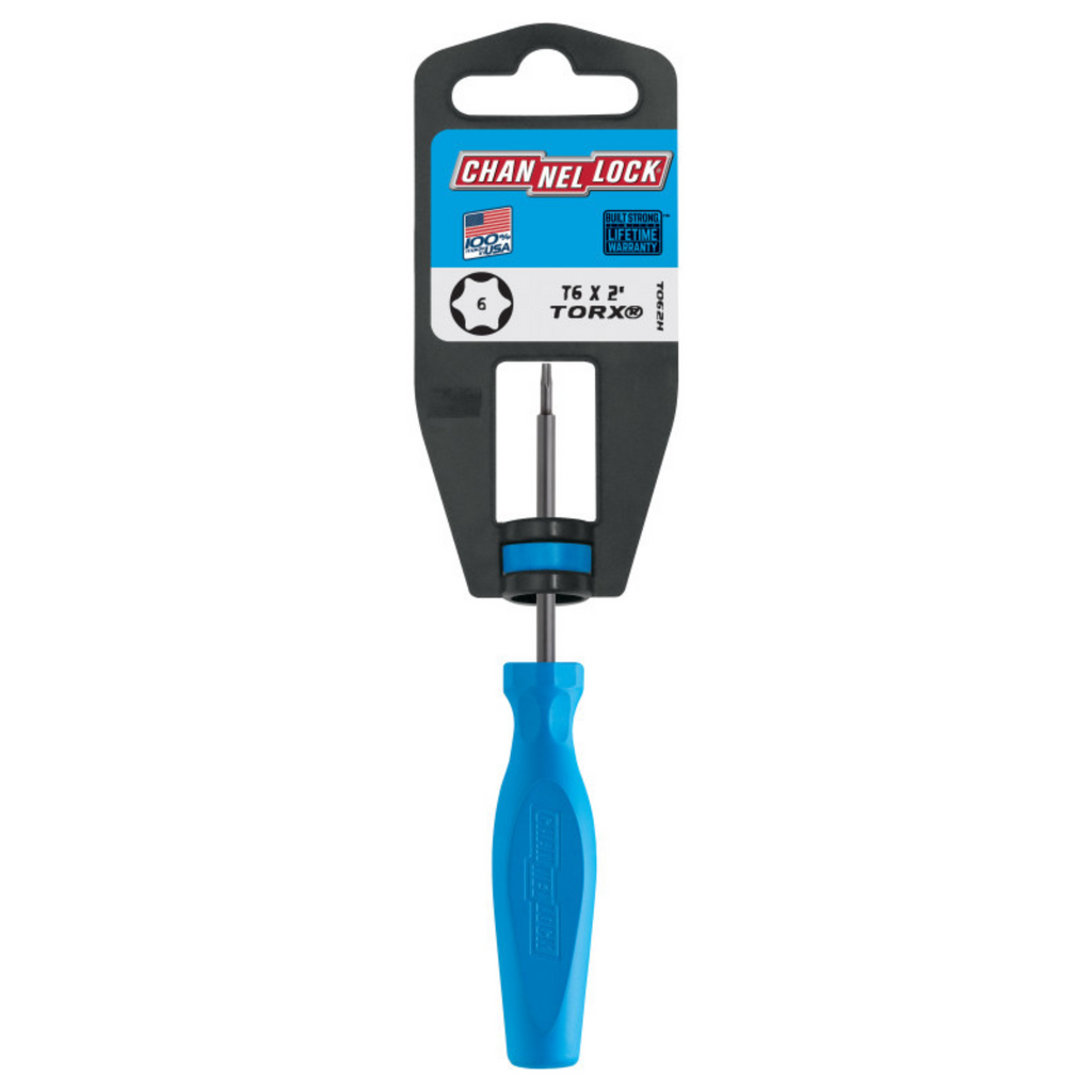 Channellock TORX T6 X 2-inch Professional Screwdriver - Ridge Toolbox