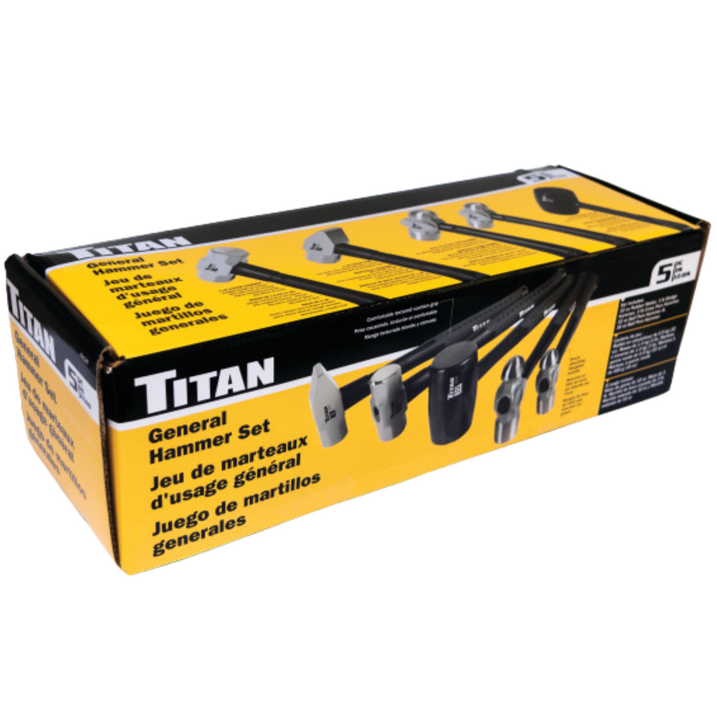 5 pc. Hammer Set (63125) - Ridge Toolbox