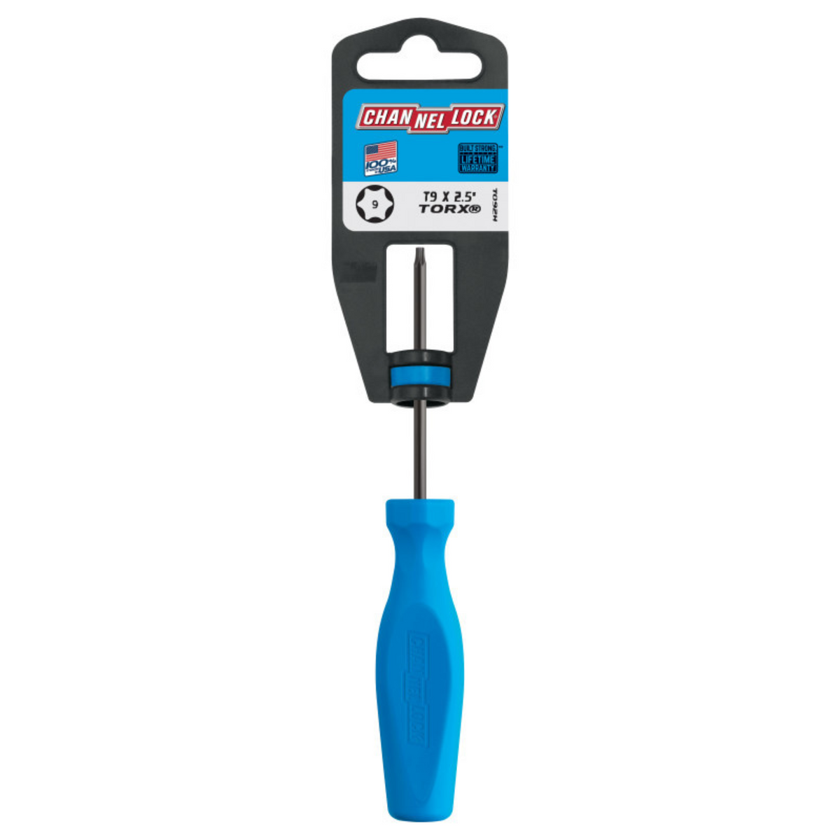 Channellock TORX T9 X 2.5-inch Professional Screwdriver - Ridge Toolbox