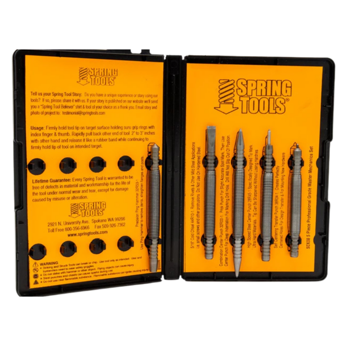 Spring Tools - 5 Piece Master Mechanics Set - Ridge Toolbox
