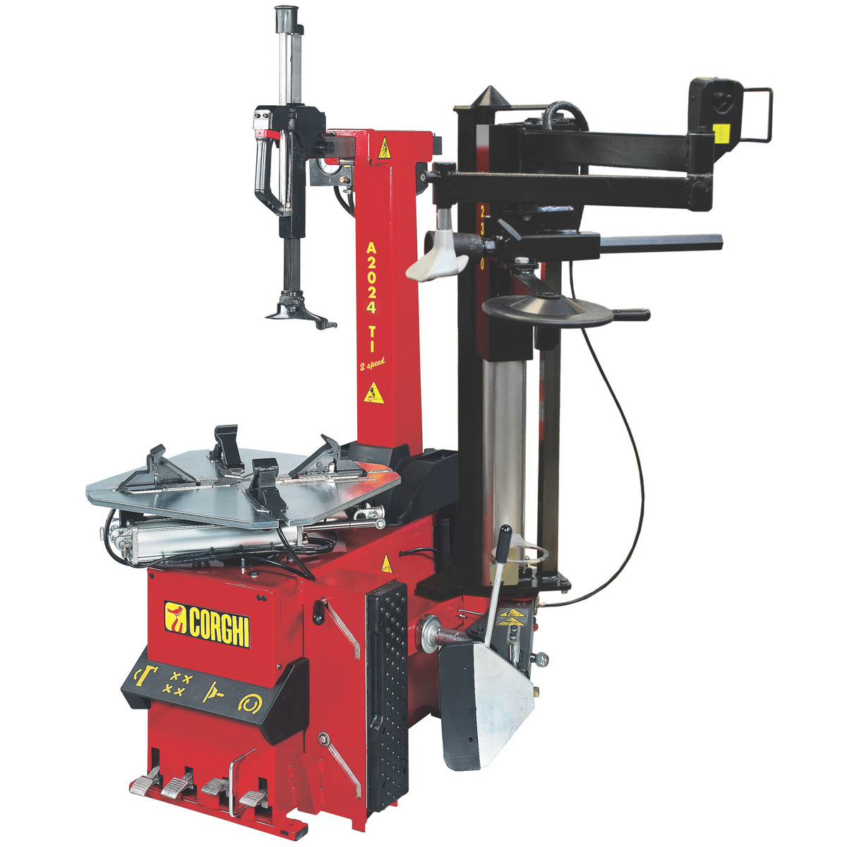 Corghi A2024TI Tilt-Back Tire Changer Electric and Air - Ridge Toolbox