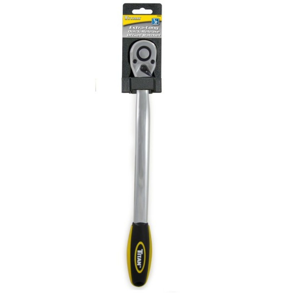 1/2 in. Drive Quick-Release Offset Extra-Long Ratchet (12046) - Ridge Toolbox