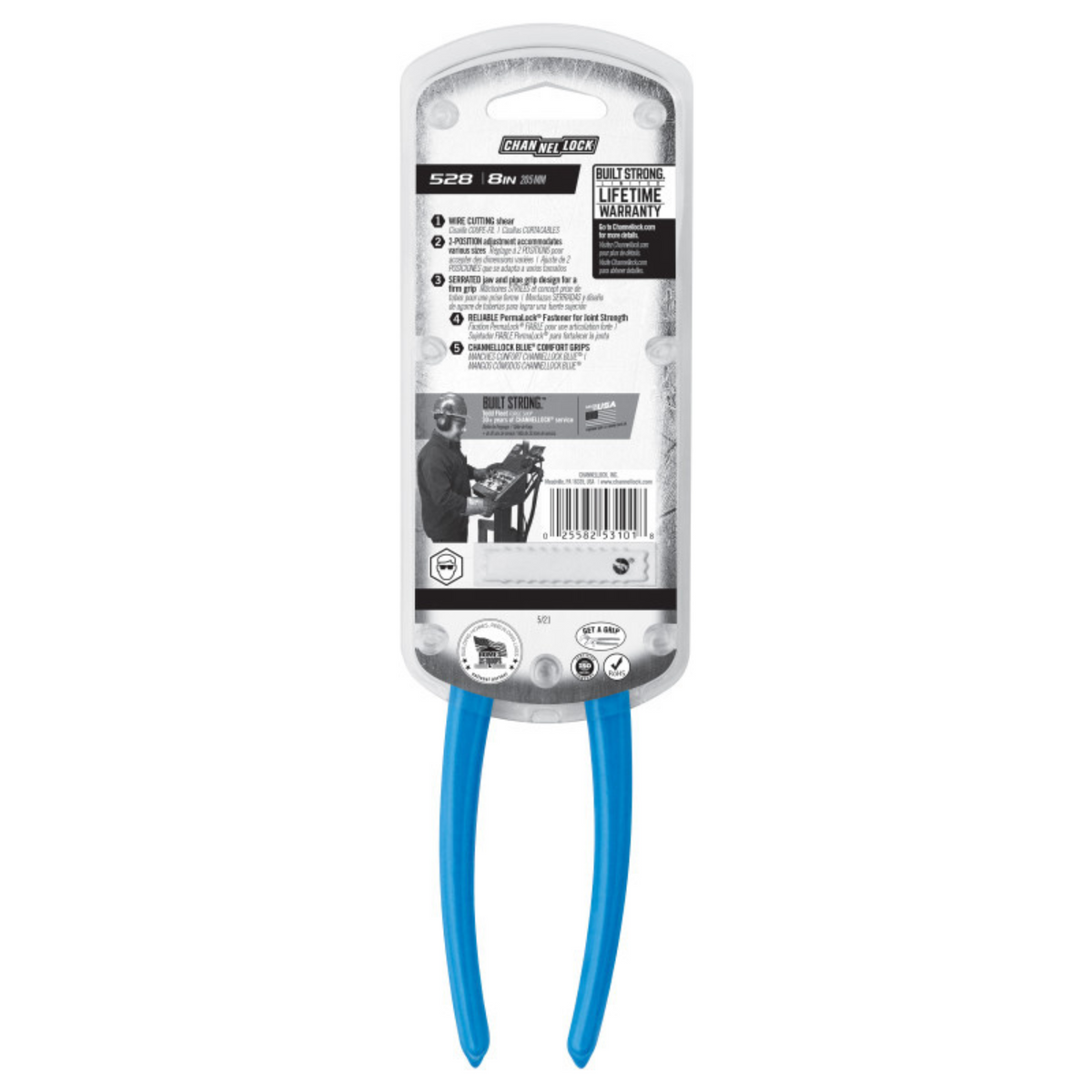 Channellock 8-Inch Slip Joint Pliers - Versatile and Durable