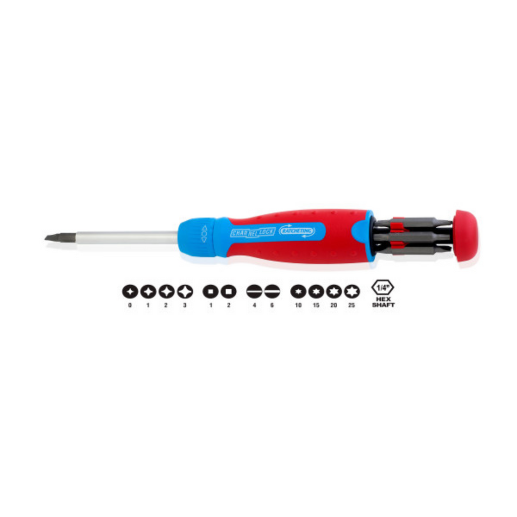 Channellock 13-in-1 Ratcheting Multi-Bit Screwdriver - Ridge Toolbox