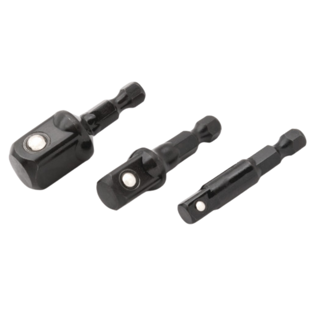 3 pc. Impact Stubby Socket Adapter Set (12061) - Ridge Toolbox