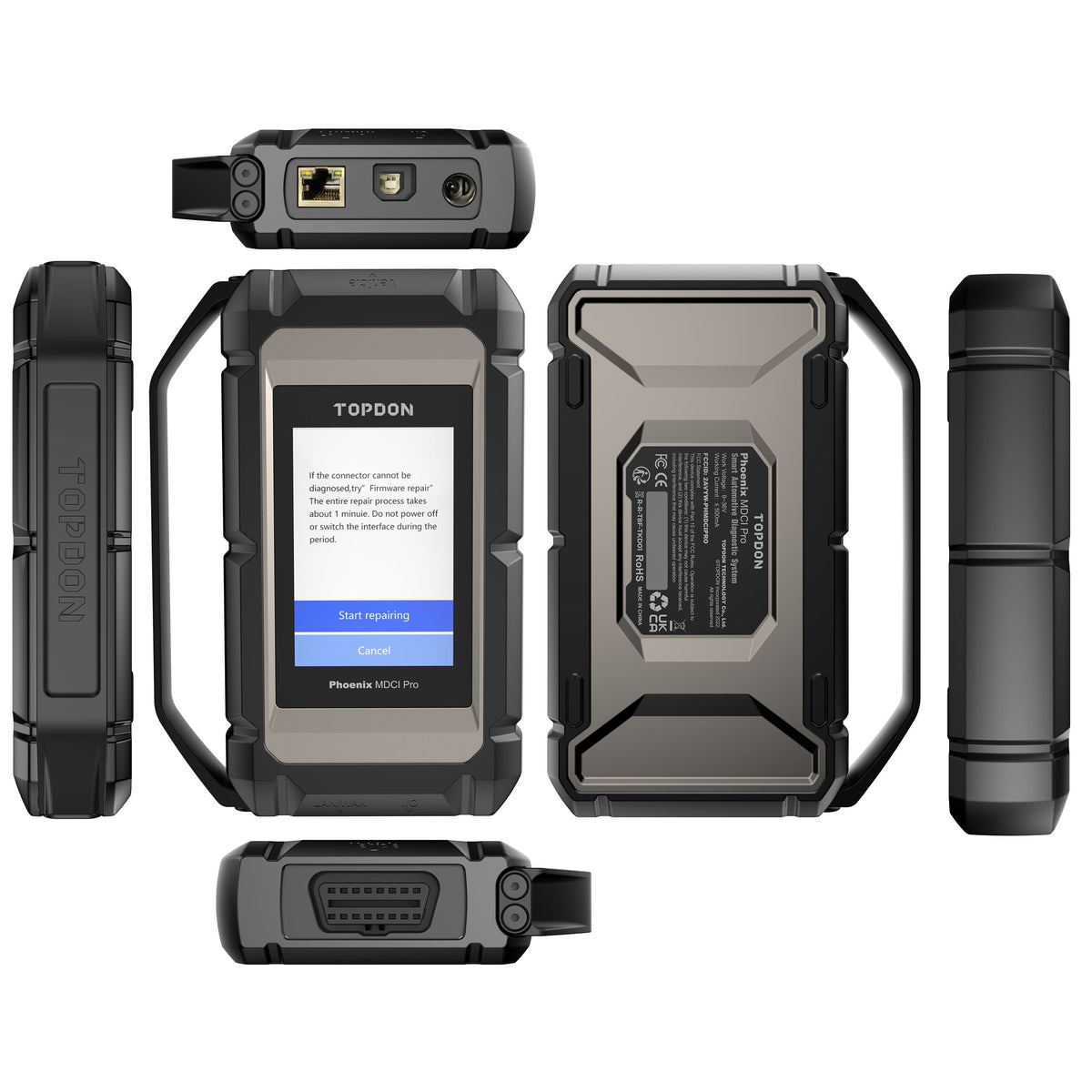 TOPDON 13.3" OE-Level Scan Tool, Docking Station & 4 Ch Oscilloscope - Ridge Toolbox