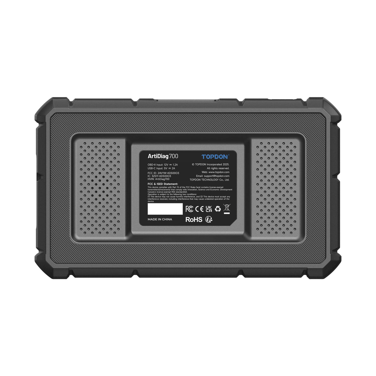 TOPDON 5" Scan Tool - All Systems Scan, 15 Service Functions - Ridge Toolbox