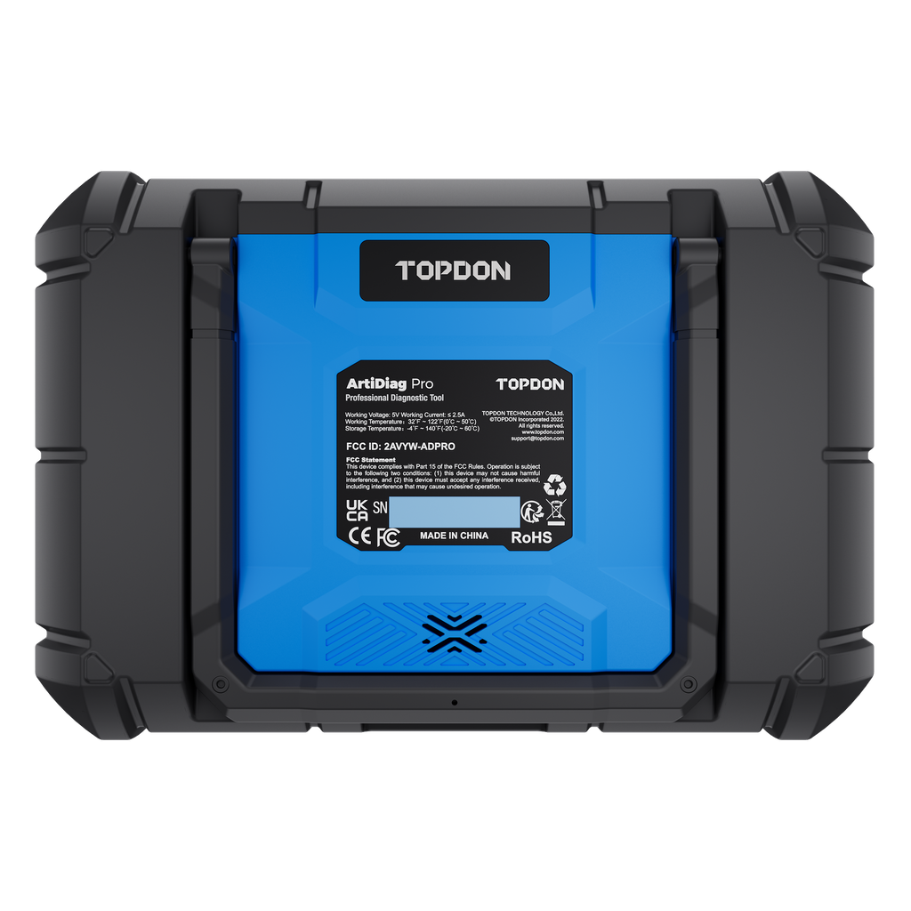 TOPDON 7" Scan Tool w/Service Functions & Bi-Directional Controls - Ridge Toolbox