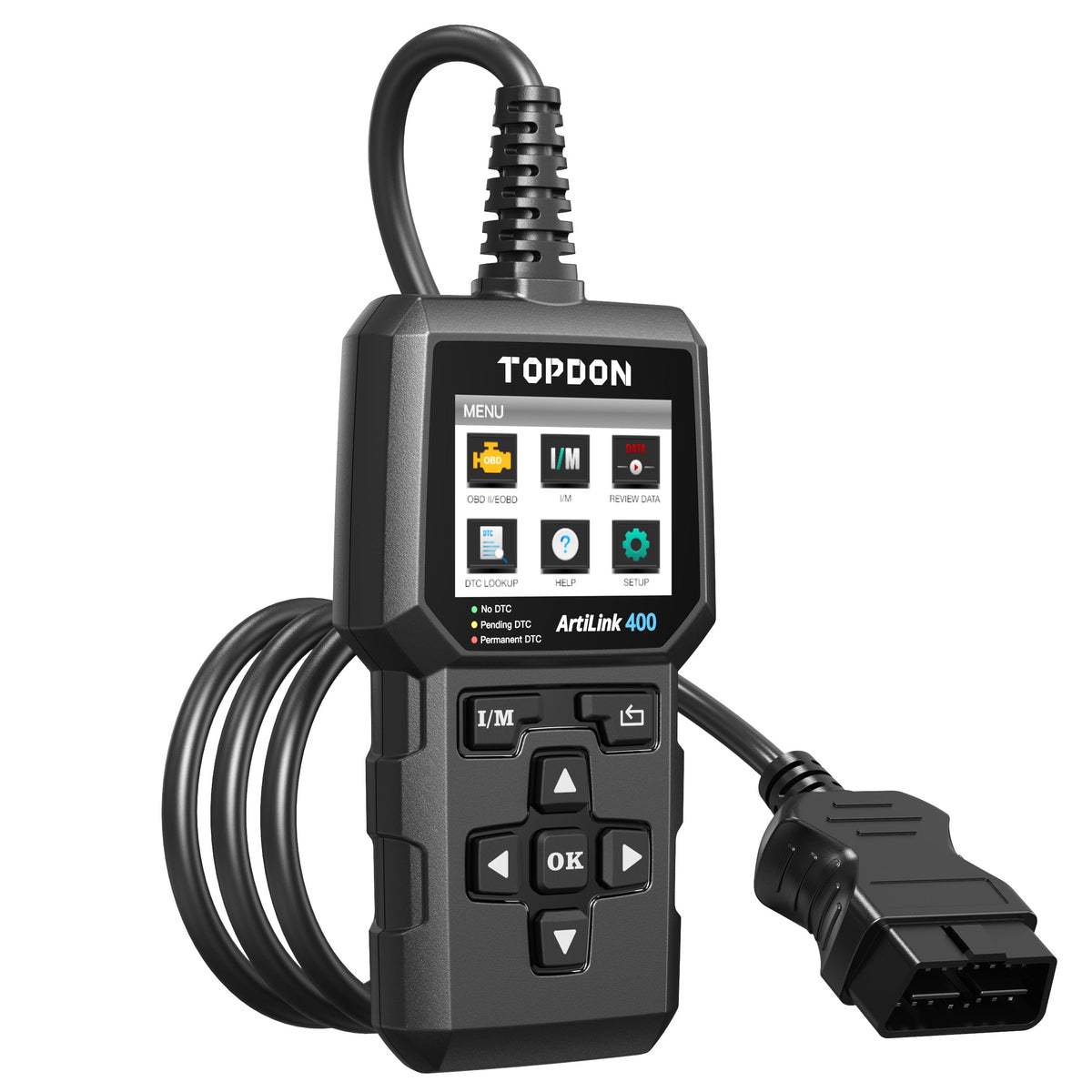 TOPDON Code Reader - 2.4" Screen & Data Graphing - Ridge Toolbox