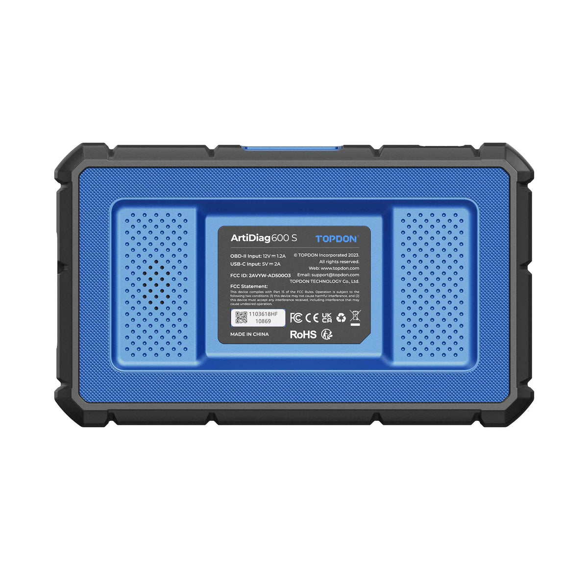 TOPDON 5" Scan Tool - PCM/TCM/ABS/SRS Lifetime Updates 8 Ser Func - Ridge Toolbox