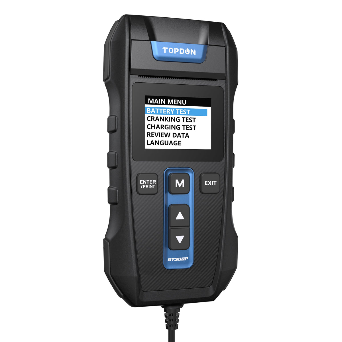 TOPDON Battery, Charging & Cranking System Tester w/Printer - Ridge Toolbox