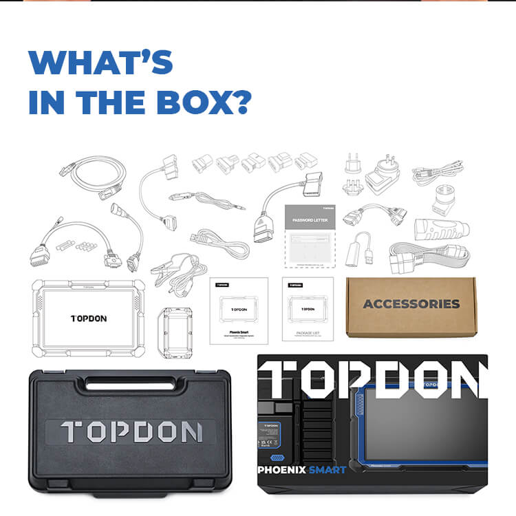 TOPDON 10.1" OE-Level Scan Tool, Cloud-Based Programming, Adv Protocols - Ridge Toolbox