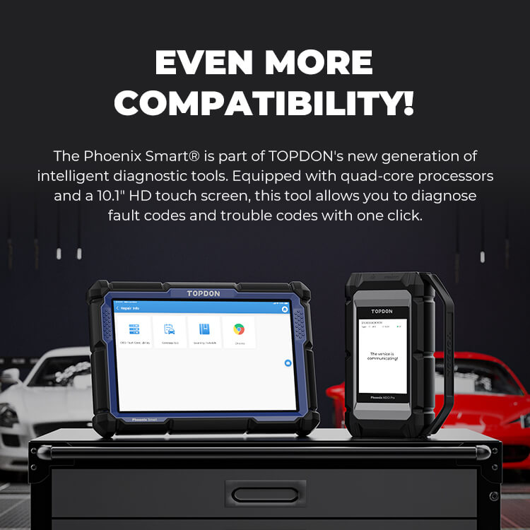 TOPDON 10.1" OE-Level Scan Tool, Cloud-Based Programming, Adv Protocols - Ridge Toolbox