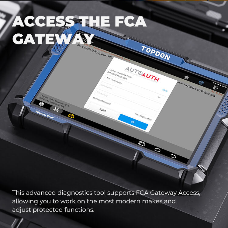 TOPDON 10.1" OE-Level Scan Tool, Cloud-Based Programming, Adv Protocols - Ridge Toolbox