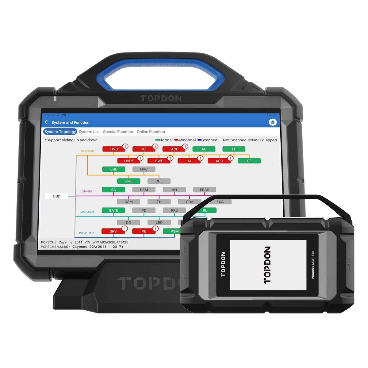 TOPDON 12V Battery & System Tester Compatible w/Phoenix Line - Ridge Toolbox