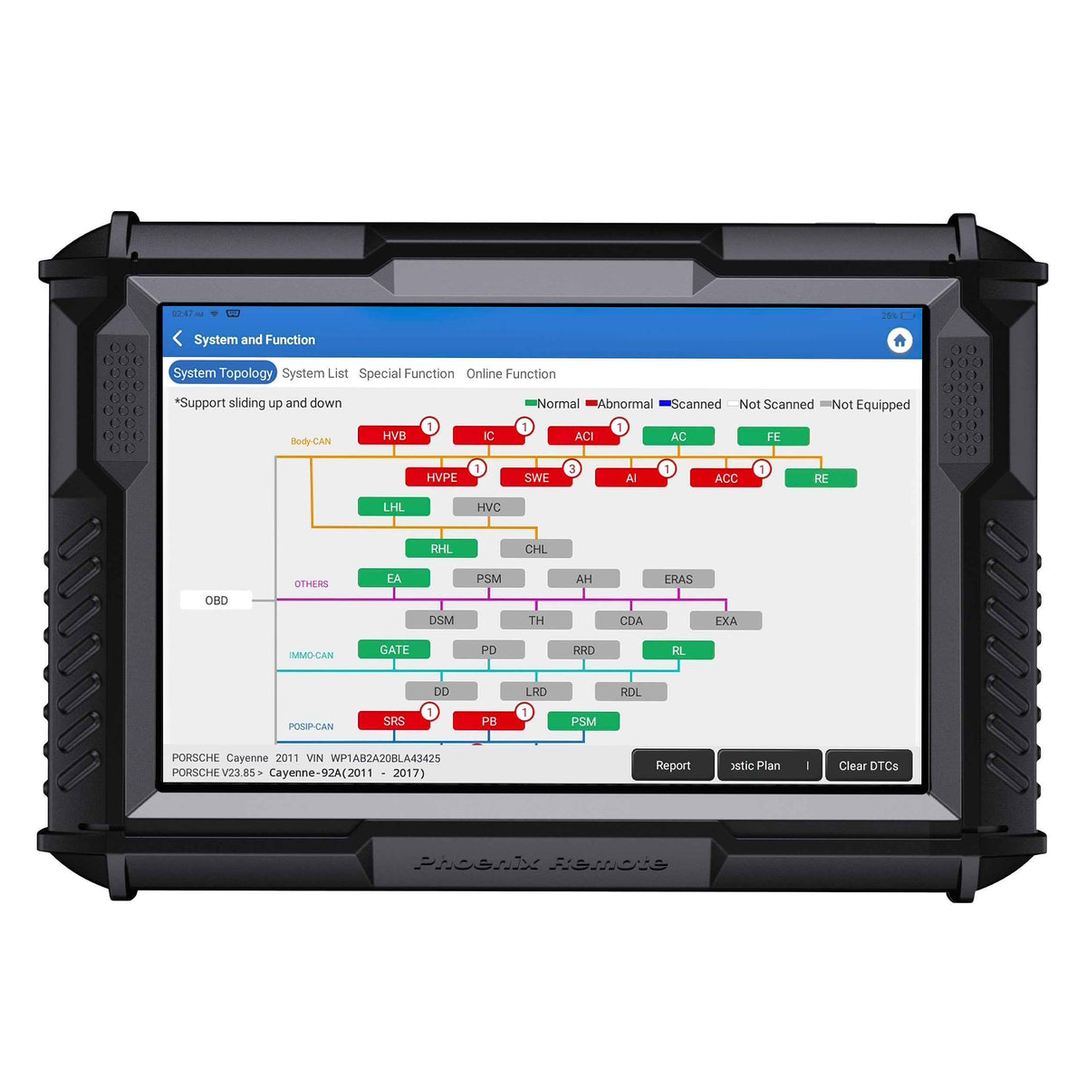 TOPDON 12V Battery & System Tester Compatible w/Phoenix Line - Ridge Toolbox