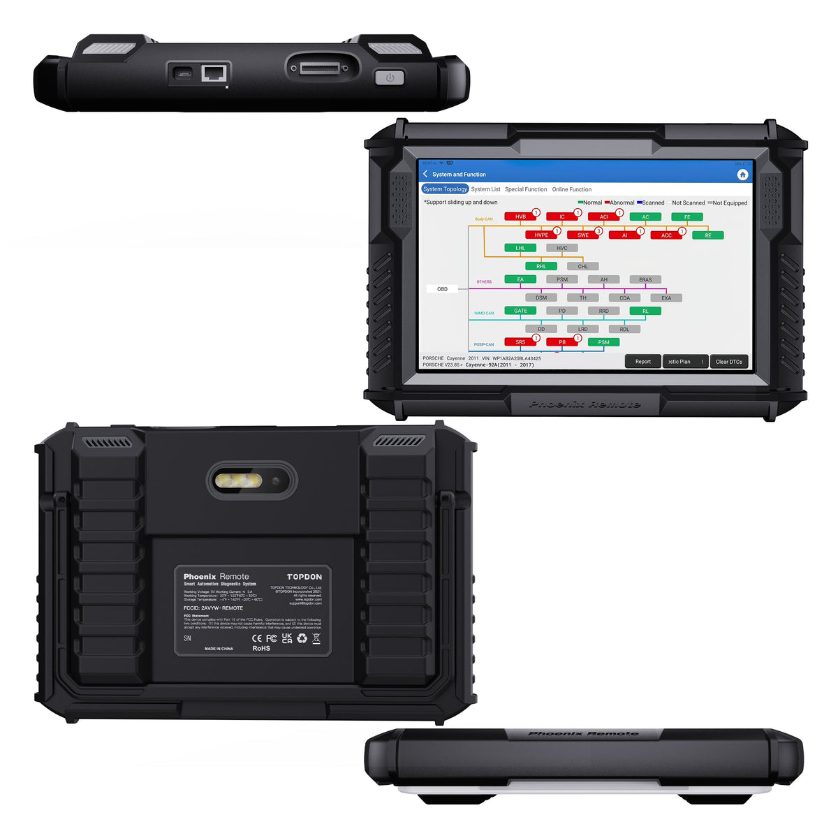TOPDON 10.1" OE-Level Scan Tool Remote Programming, Cloud-Based Programming - Ridge Toolbox