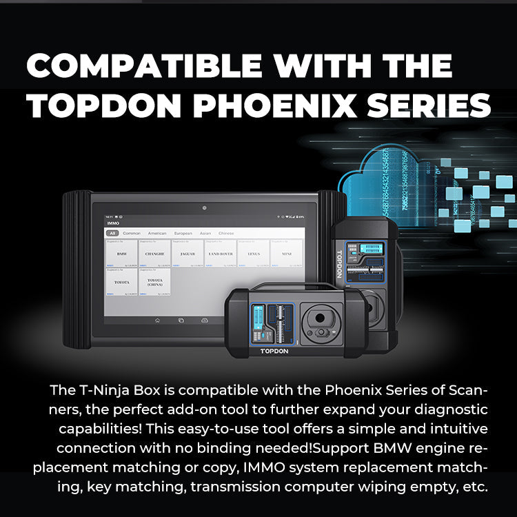 TOPDON Immobilizer Box & Key Programmer for Phoneix Line, EEPROM - Ridge Toolbox