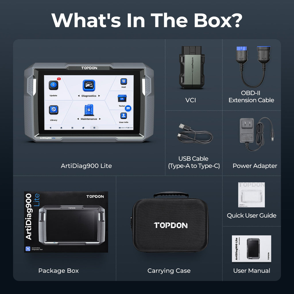 TOPDON 8" Scan Tool Full System Diagnostics - Ridge Toolbox