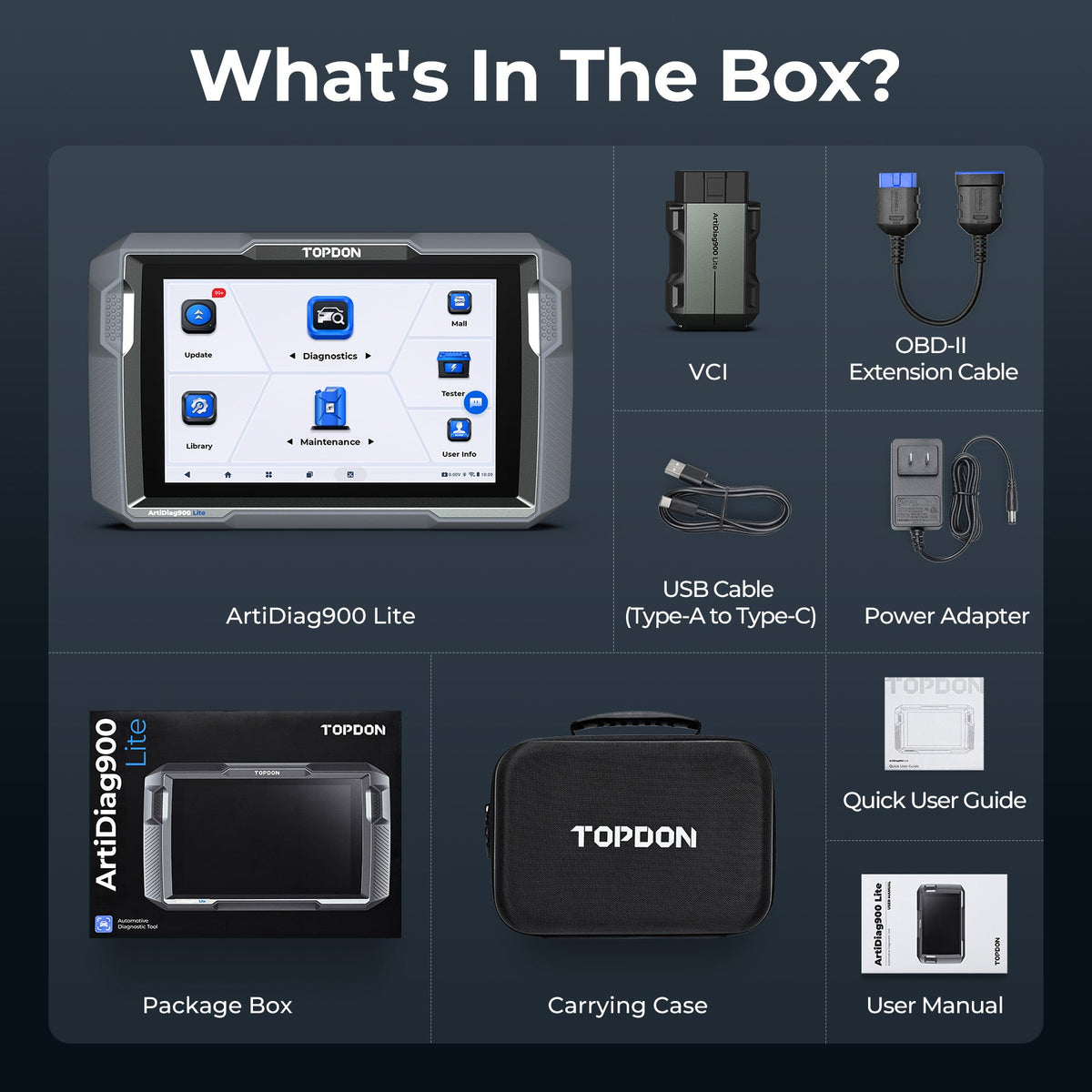 TOPDON 8" Scan Tool Full System Diagnostics - Ridge Toolbox