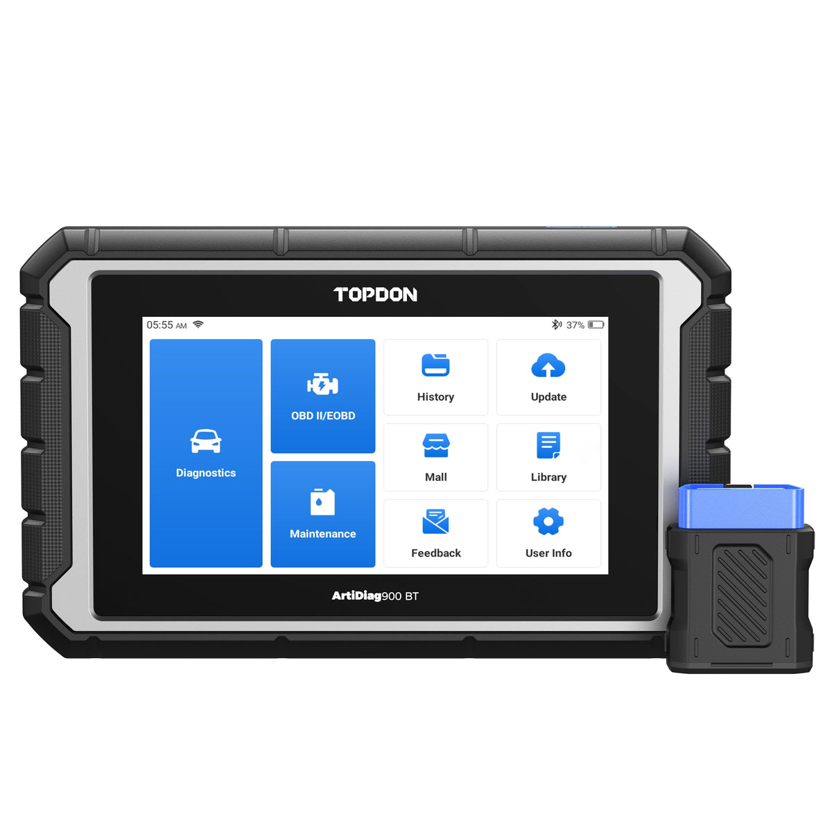 TOPDON 7" Bluetooth Scan Tool w/Serv Functions & Bi-Directional - Ridge Toolbox