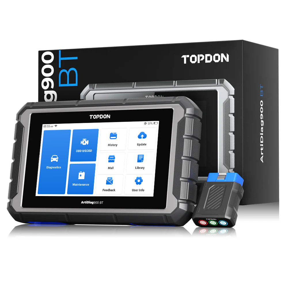 TOPDON 7" Bluetooth Scan Tool w/Serv Functions & Bi-Directional - Ridge Toolbox