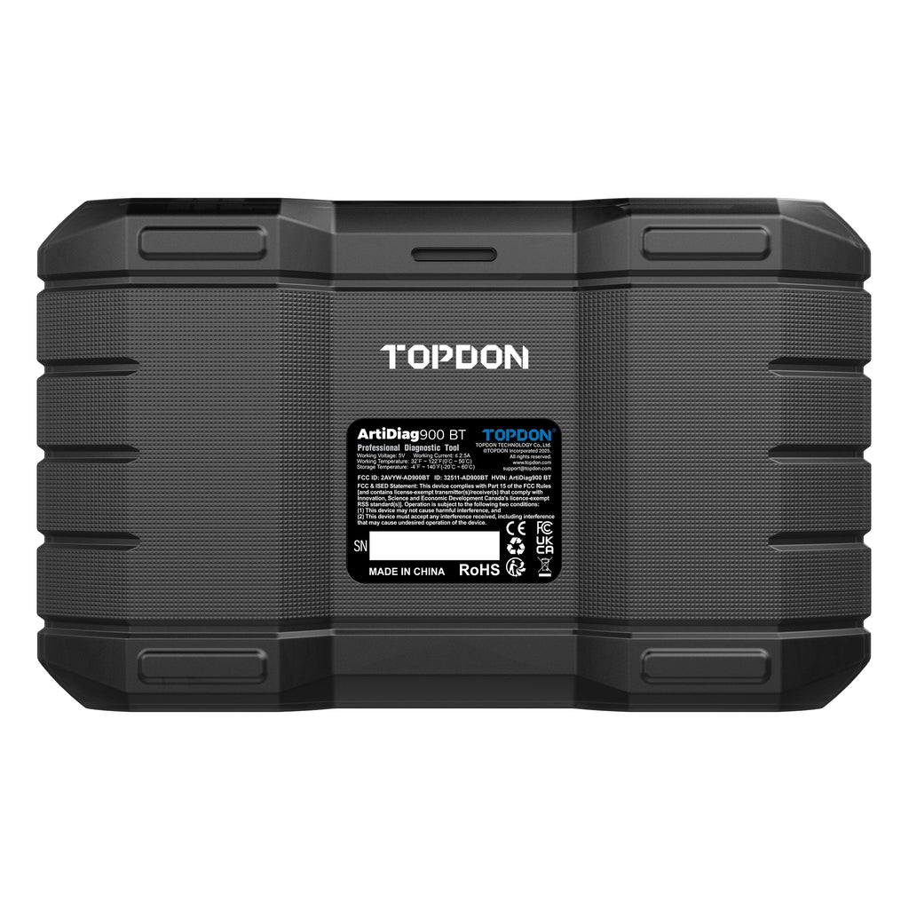 TOPDON 7" Bluetooth Scan Tool w/Serv Functions & Bi-Directional - Ridge Toolbox