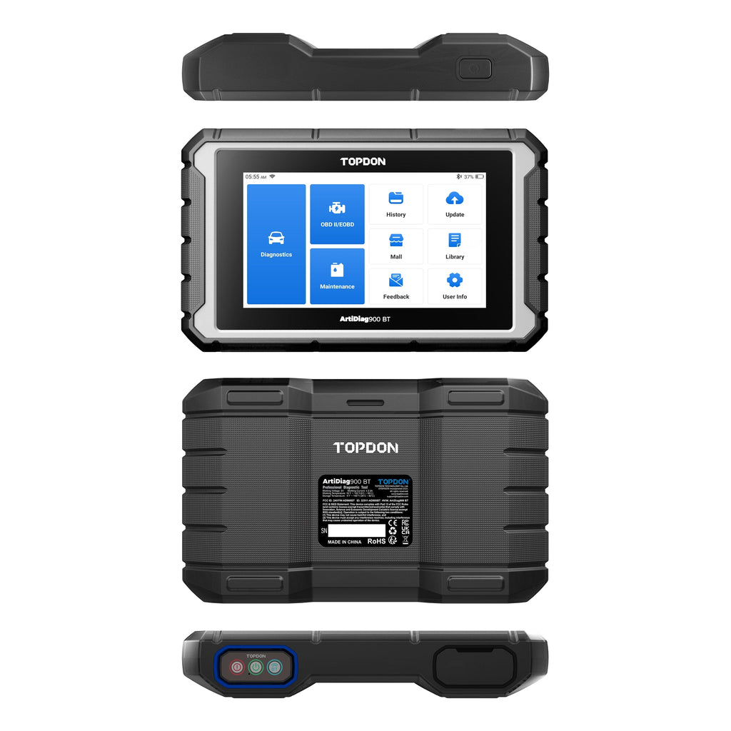 TOPDON 7" Bluetooth Scan Tool w/Serv Functions & Bi-Directional - Ridge Toolbox