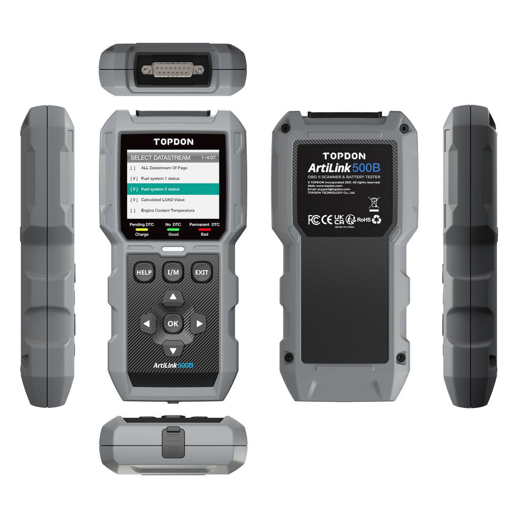 TOPDON 2-in-1 Code Reader & Battery Tester w/Data Graphing - Ridge Toolbox