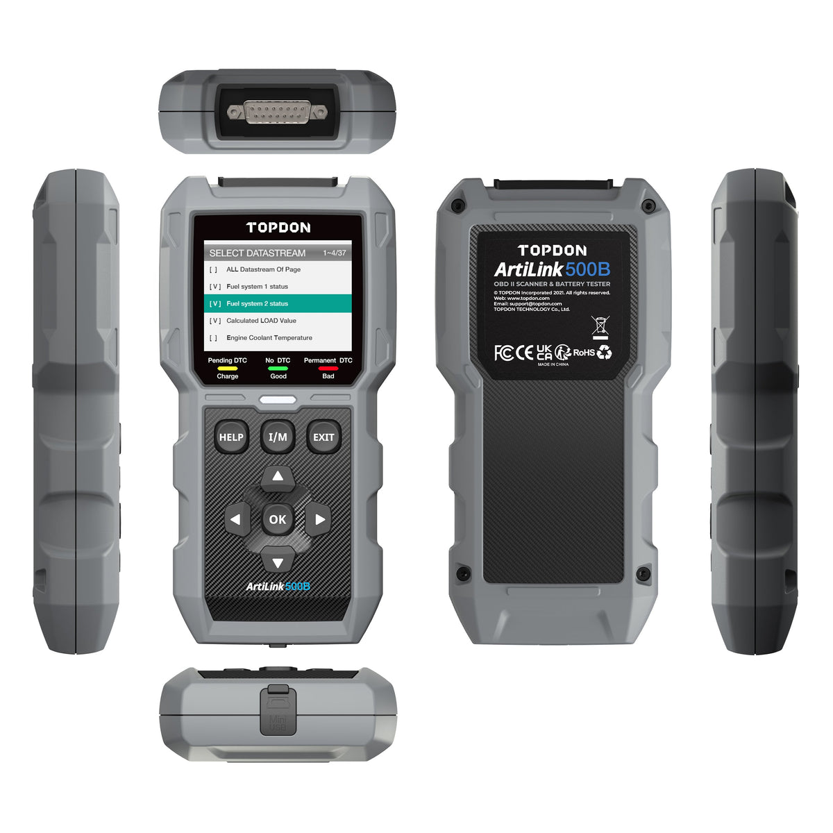 TOPDON 2-in-1 Code Reader & Battery Tester w/Data Graphing - Ridge Toolbox