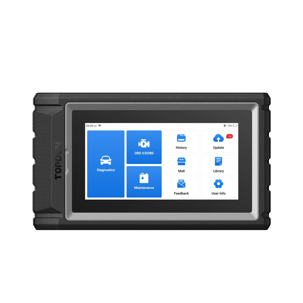 TOPDON 6" Bluetooth Scan Tool w/Service Functions & CAN-FD - Ridge Toolbox