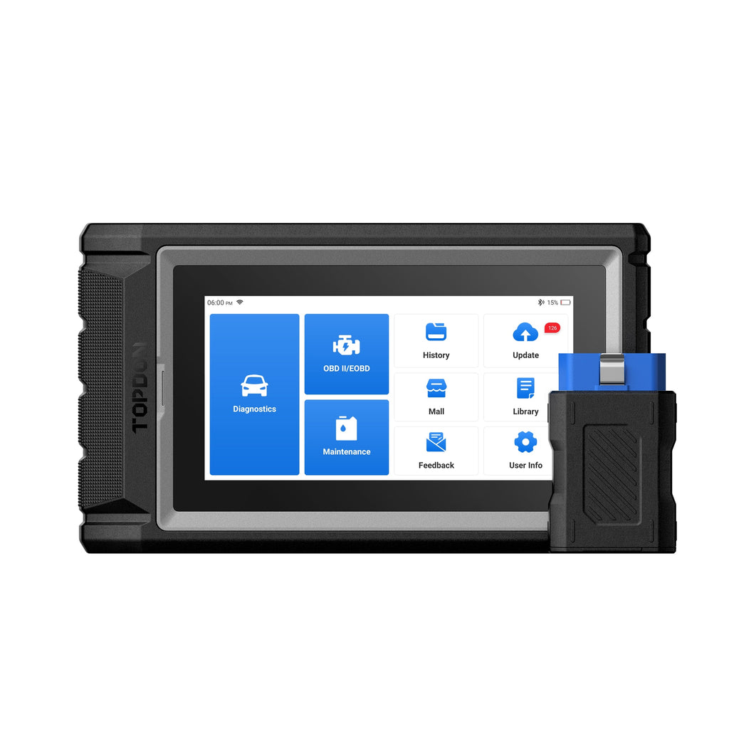 TOPDON 6" Bluetooth Scan Tool w/Service Functions & CAN-FD - Ridge Toolbox