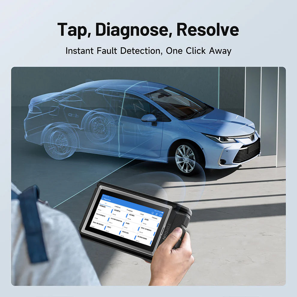 TOPDON 6" Bluetooth Scan Tool w/Service Functions & CAN-FD - Ridge Toolbox
