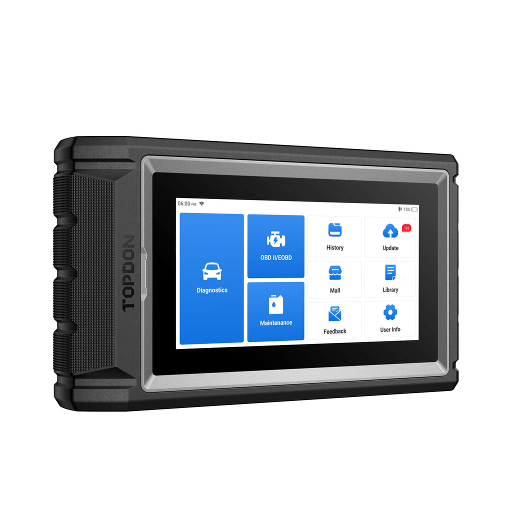 TOPDON 6" Bluetooth Scan Tool w/Service Functions & CAN-FD - Ridge Toolbox