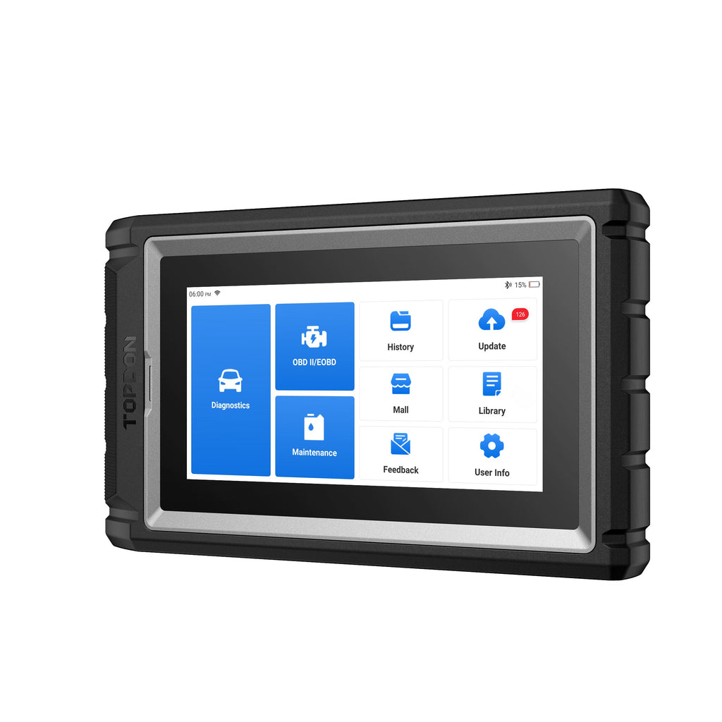 TOPDON 6" Bluetooth Scan Tool w/Service Functions & CAN-FD - Ridge Toolbox