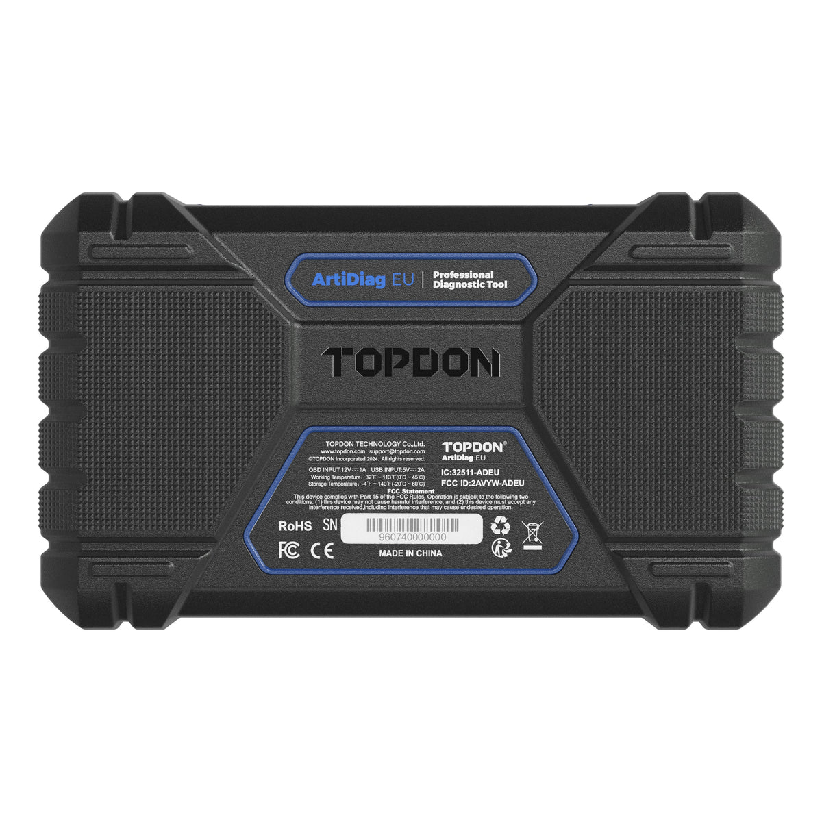 TOPDON 4" Scan Tool for Euro Vehicles, ECU Coding, Free Updates - Ridge Toolbox
