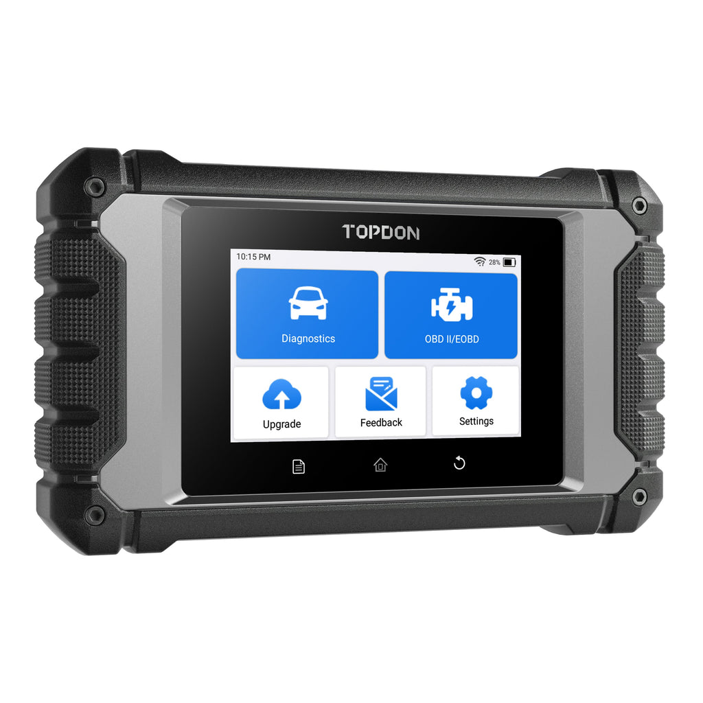 TOPDON 4" Scan Tool for Euro Vehicles, ECU Coding, Free Updates - Ridge Toolbox
