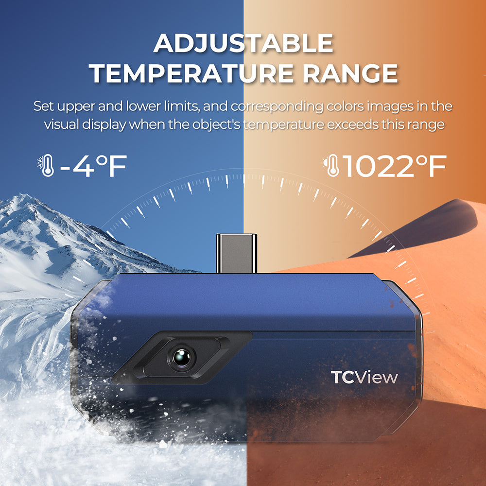 TOPDON Thermal Imaging Camera for Android Devices 256x192 Resolution - Ridge Toolbox