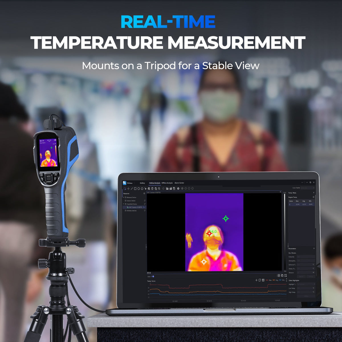 TOPDON Handheld Thermal Imaging Camera, Dual Camera, High Temp Range - Ridge Toolbox