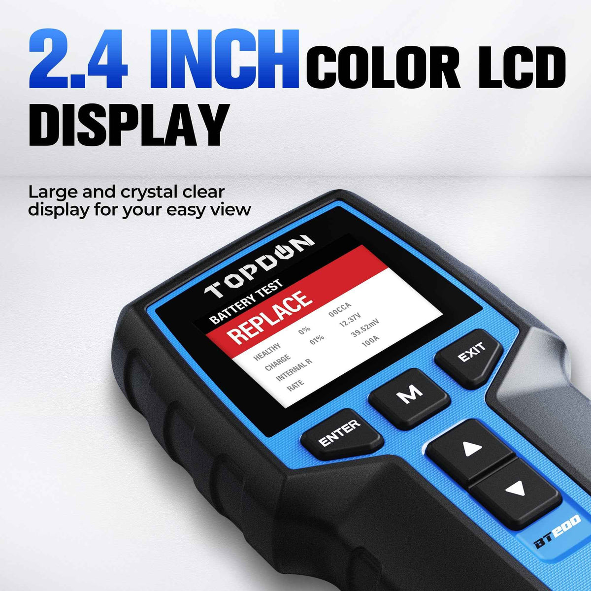 TOPDON 12V Battery & 12V/24V System Tester - Ridge Toolbox