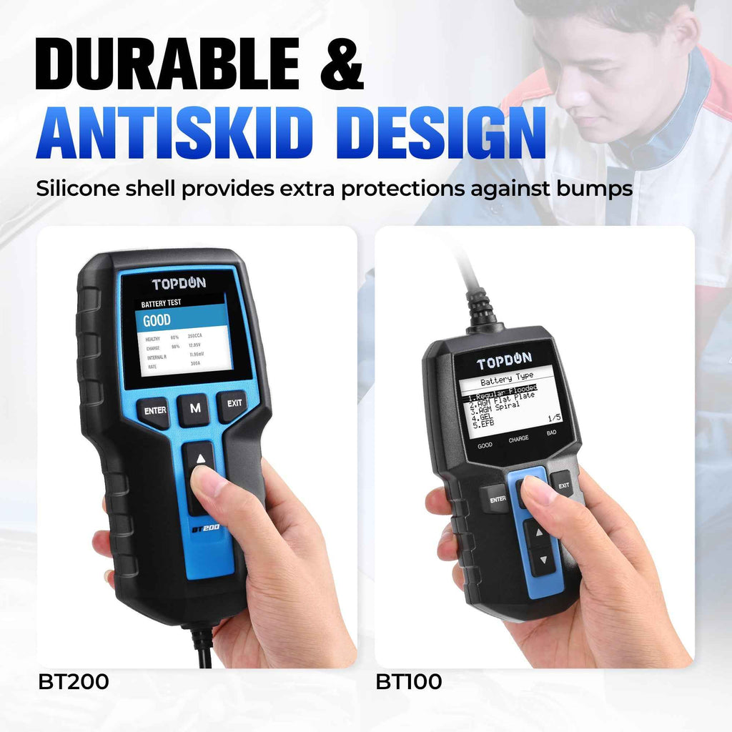 TOPDON 12V Battery & 12V/24V System Tester - Ridge Toolbox