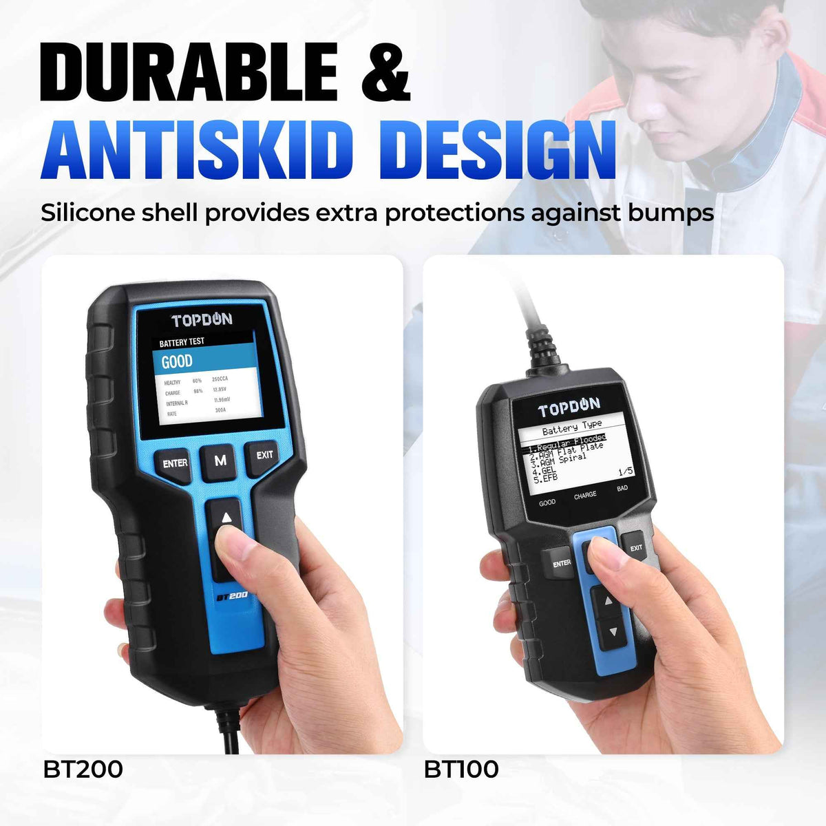 TOPDON 12V Battery & 12V/24V System Tester - Ridge Toolbox
