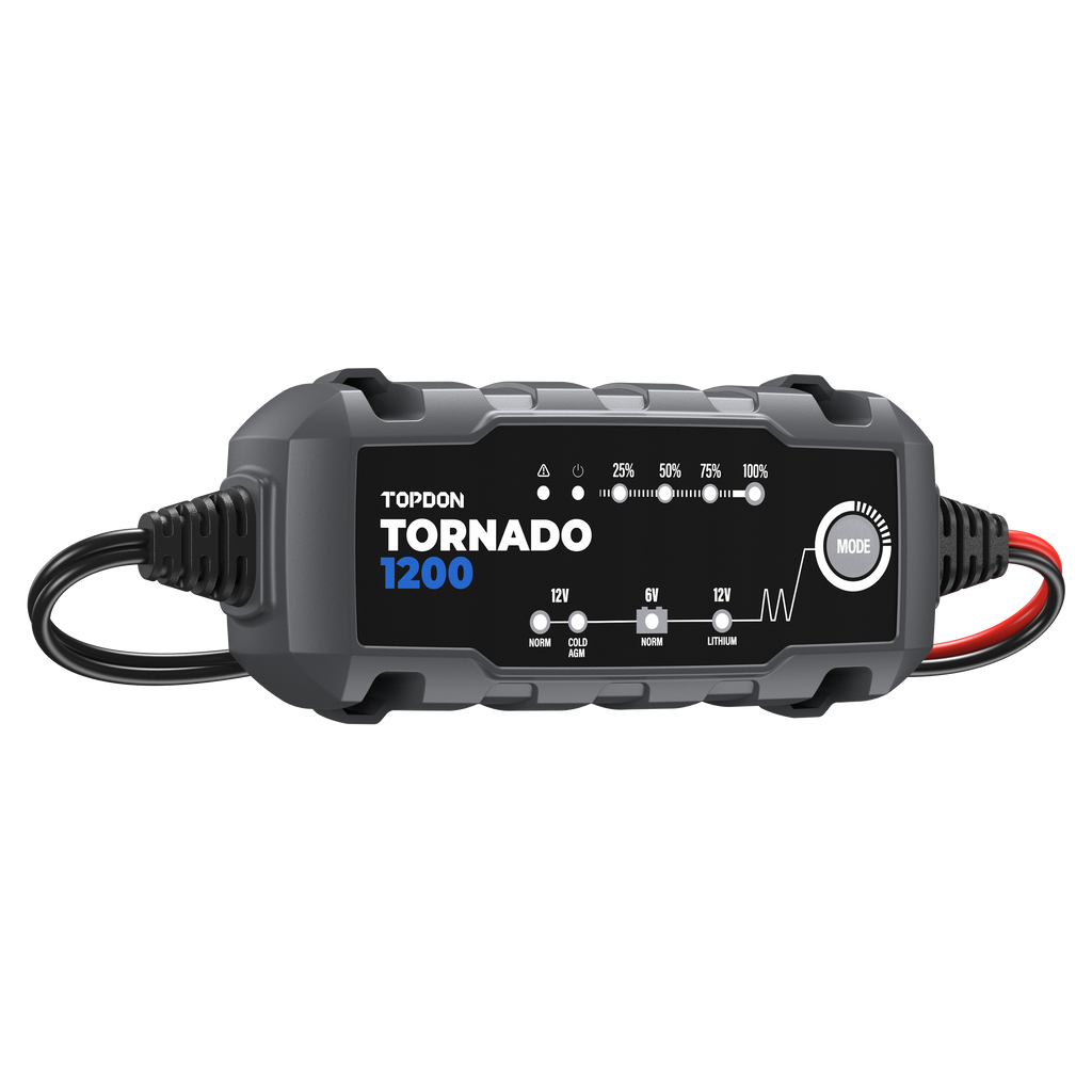 TOPDON 1.2A Smart Battery Charger - Ridge Toolbox