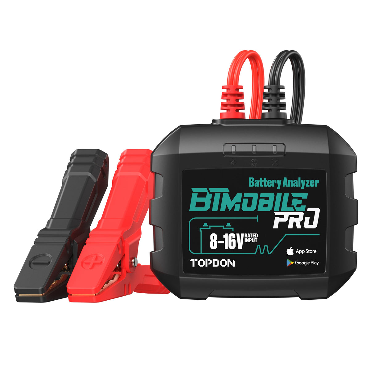 TOPDON 12V Bluetooth Battery and 12V/24V System Tester - Ridge Toolbox
