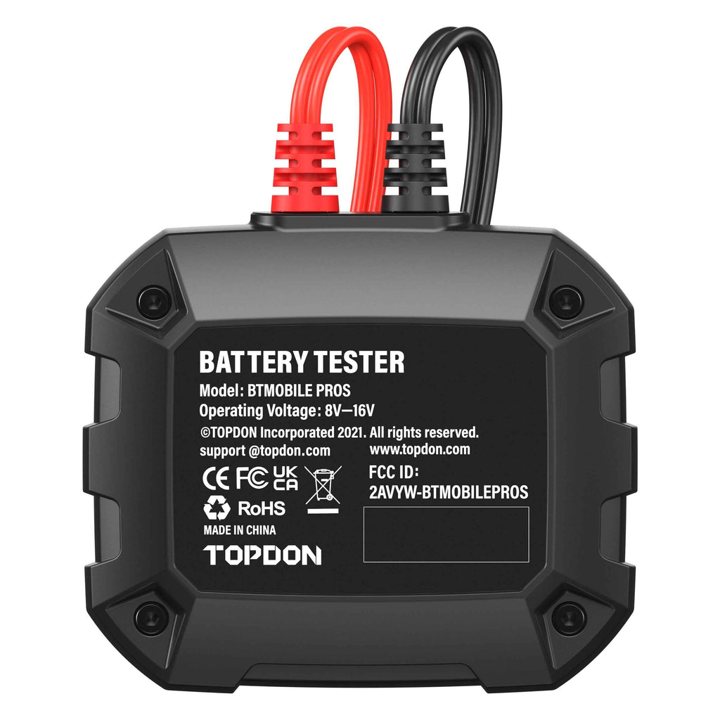 TOPDON 12V Battery & System Tester Compatible w/Phoenix Line - Ridge Toolbox
