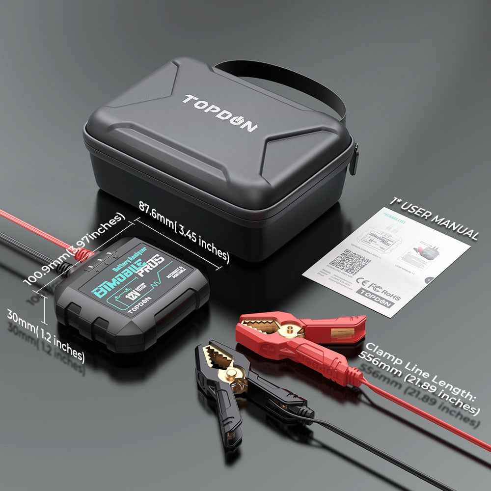 TOPDON 12V Battery & System Tester Compatible w/Phoenix Line - Ridge Toolbox