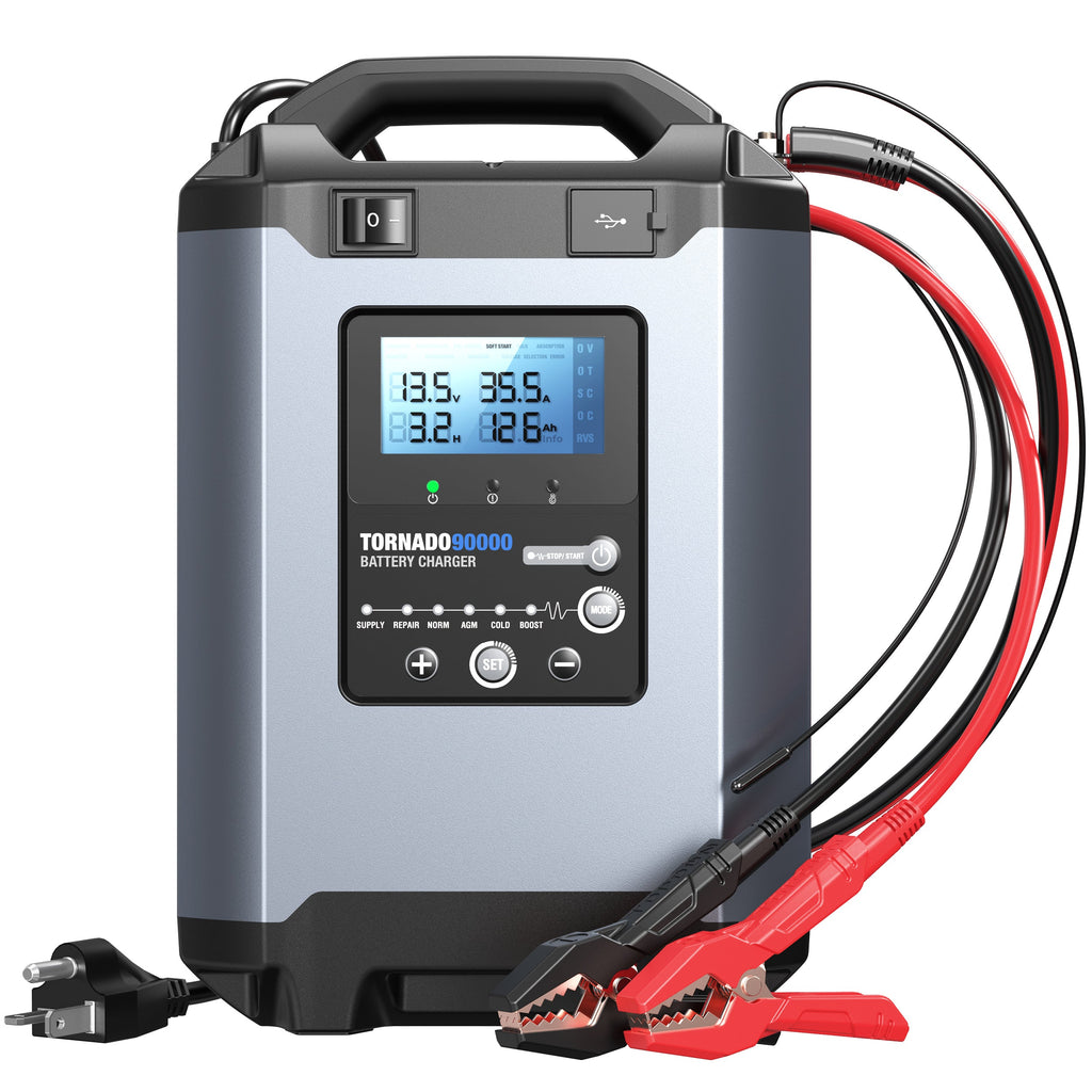 TOPDON 90A Stable Power Supply & Smart Charger 12V/24V - Ridge Toolbox