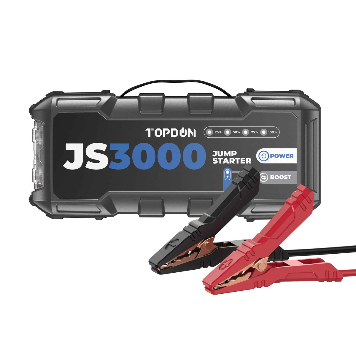 TOPDON 3000 Peak Amp Battery Jumpstarter, Power Bank, & Flashlight - Ridge Toolbox