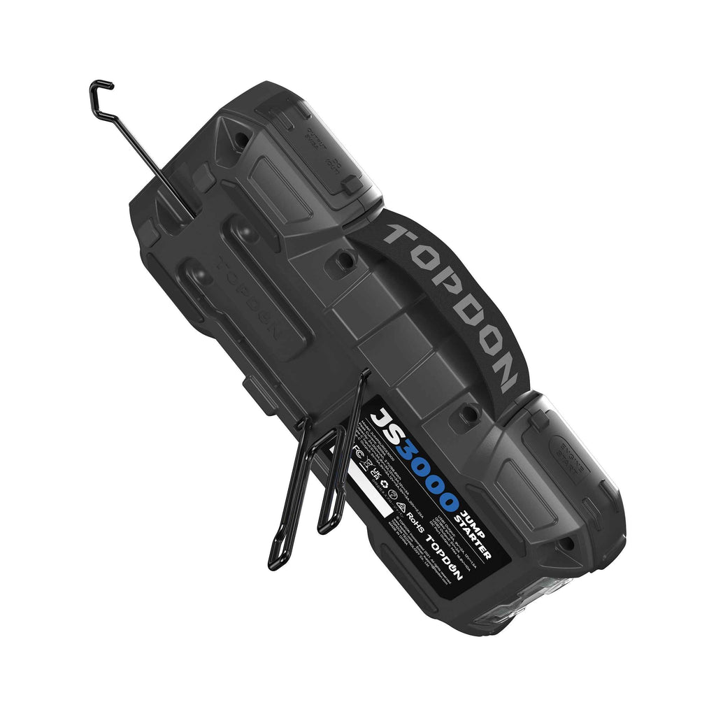 TOPDON 3000 Peak Amp Battery Jumpstarter, Power Bank, & Flashlight - Ridge Toolbox